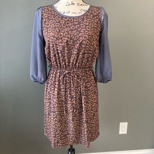 NWT- Sweet Clair boutique dress, size small. Cheetah print with cute back.
